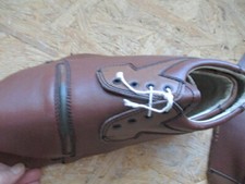 20 Paar Schuhschäfte, braun, Leder, Binse, Schuster, Schuhmacher, Gr. 6,5