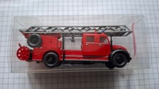 1/87 WIKING Sondermodell Magirus-Deutz Sirius Feuerwehr Drehleiter Staffel-Kabin