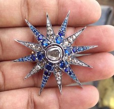 Rose Schnitt Diamant & Blauer