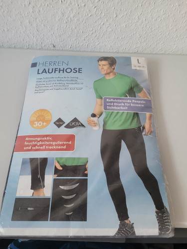 Herren laufhose schwarz - herren,