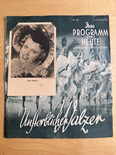 Das programm von heute - programm, 427