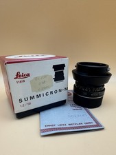 Leica SUMMICRON-M 1:2/50mm Made in Canada verpackung & Garantiekarte Top Zustand