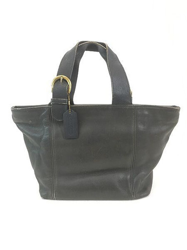 Vintage coach schwarze leder - vintage,