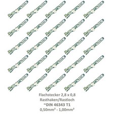 Flachstecker 8x0 8 - 25,