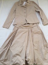 Gesine Moritz Kombination Jacke und Opulenter Rock rosa Nude Gr.38, Design