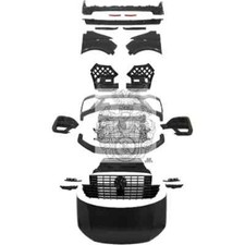 Bodykit vorne und hinten von VW T5  auf VW T6.1 Optik  für VW T5 Bj 2009-2015