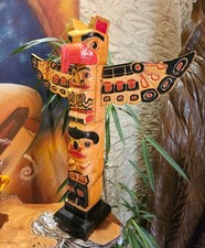 Totempfahl 60 cm Meter Totem Pole Wooden Little Big Horn