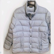 leichte Daunenjacke Damen Gr. 48 hellblau