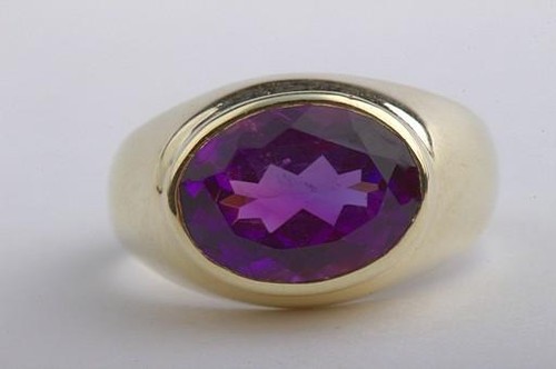 Ring amethyst 585 14k - ring,
