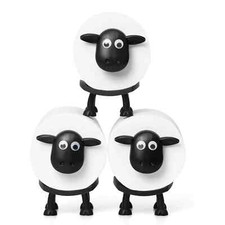 3x Toilettenpapierhalter als