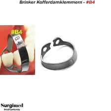 Zahnarzt Kofferdamklammern BRINKER Universalklemmen Restaurativ Endodontie