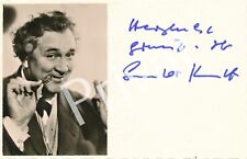 Gustav Knuth Autogramm handsigniert 100% Original M1.60