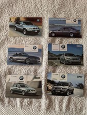 6x BMW Kalender im Scheckkartenformat - verschiedene Motive - Jahre 2001-2007
