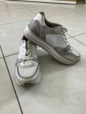 Sneaker Damen Silber Weiß