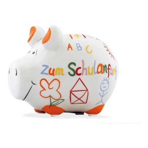 Sparschwein zum schulanfang - sparschwein, schulanfang'