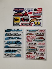 Mini Sticker 3 kleine Aufkleberbogen verschiedene Motive Race Motorsport Tuning