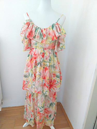 Damen maxikleid blumen - damen,