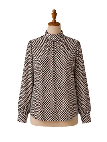 Damen bluse l - l, schwarz