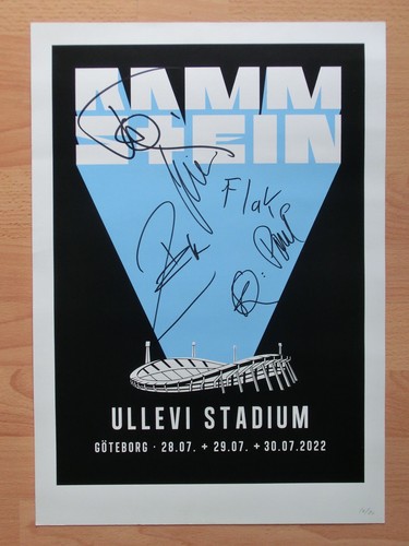 Rammstein poster limitierter - rammstein,