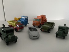 Spielzeugautos Konvolut, 6 Fahrzeuge - Nostalgie aus den 60er Jahren 