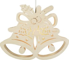 Saico LED-Fensterbild Glocke