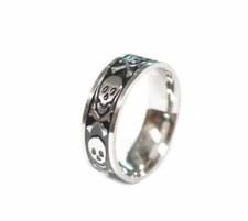 Edelstahl Ring Finger Silber