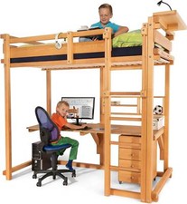Jugend-Hochbett aus Massivholz (Billi-Bolli) | Hochbett für Jugendliche & Kinder