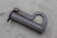 antikes altes Bügelschloss Vorhängeschloss Schloss Rarität Sammler geschmiedet