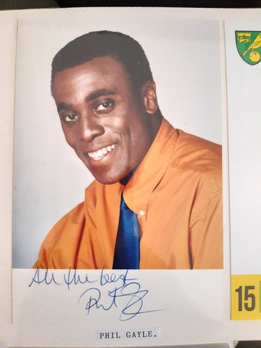 Phil gayle signiertes foto - gayle,
