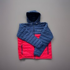 Blau/rote Steppjacke von COLUMBIA Gr. XL OMNI-HEAT  wie NEU!