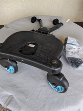 Buggy Board Kiddy mit Sitz Trittbrett 360° Rollbrett Zweirad für Kinderwagen