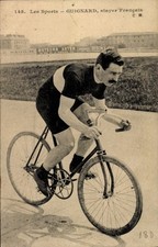 Ak Radrennfahrer Guignard, französischer Steher, Radrennbahn - 11362027