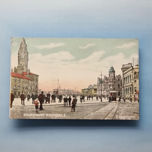 Rochdale postkarte 1910 - postkarte,