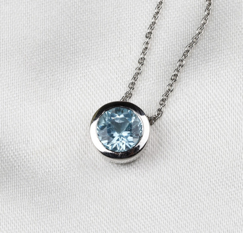 Zierliche blauer topas 925 - zierliche,