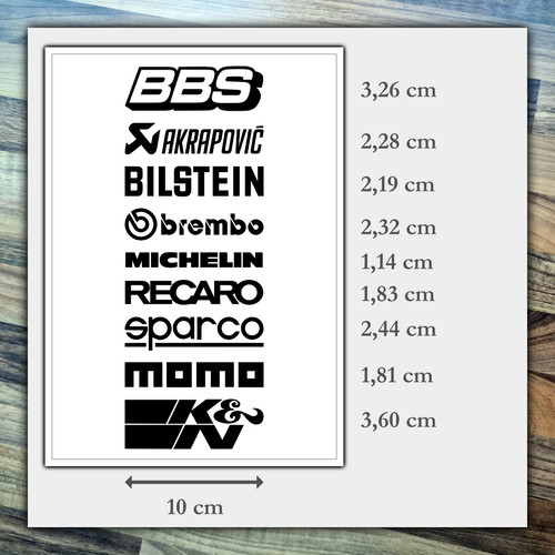 Aufkleber set track tool - aufkleber,