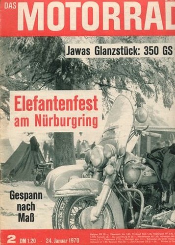 Das motorrad 1970 - motorrad, 2/1970
