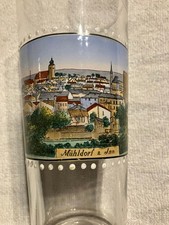 Altes Weizenglas Stutzen Andenken Mühldorf a. Inn