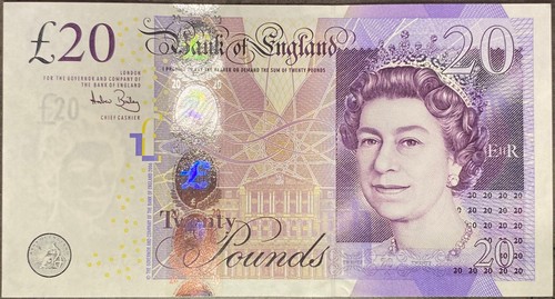Twenty pound bank of - twenty,