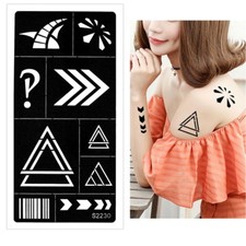 Henna Tattoo Schablone