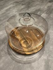 Bloomingville Nici Kuchenteller Akazie Tortenplatte Servierplatte