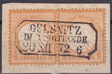 DR Mi 18 Paar mit Sachsen-R3 Oelsnitz