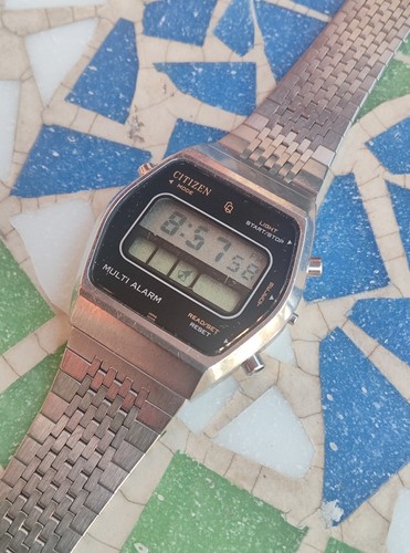 Vintage lcd digitaluhr - lcd,