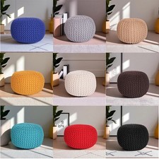 100 % Baumwolle Strick Pouf &