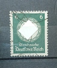 Deutsches Reich Dienst 135y gestempelt waagerechte Gummierung