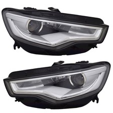 Scheinwerfer Set für Audi A6 4G 2010-2014 D3S Xenon H7 Kurvenlicht LWR