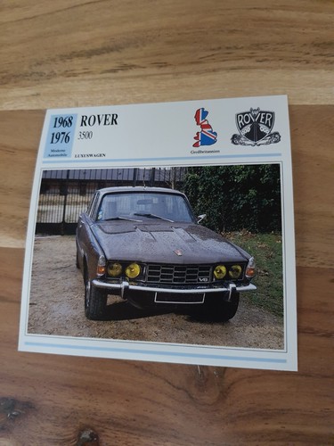 Rover 3500 geschichte - ,