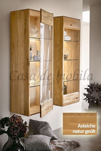 Massivholz hänge vitrine - massivholz, hänge-vitrine