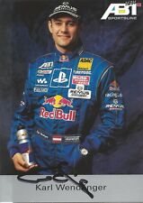 Autogramm Karl WENDLINGER Motorsport Formel 1 Formula Team ABT Sportsline xyz