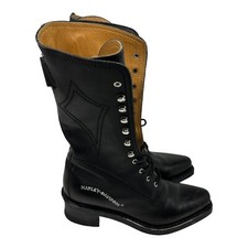 Harley Davidson Damen Motorradstiefel Schwarz EUR 36