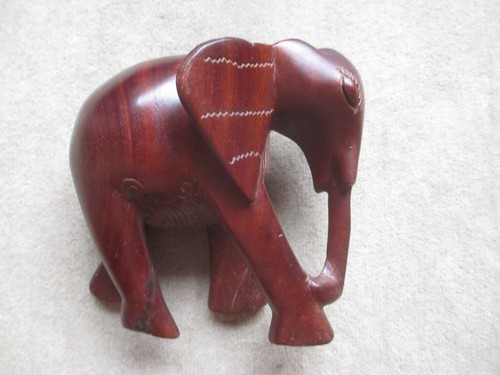 Elefant holz handgeschnitzt - holz,